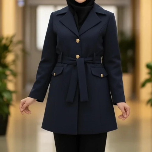 مانتو زنانه مزونی کتی ترک باربی اصل (سایز 36 تا 56) تنخور شیک