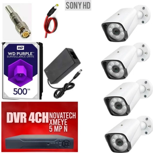 دوربین مداربسته پک4تایی دیدشب رنگی برند 99SONY HD